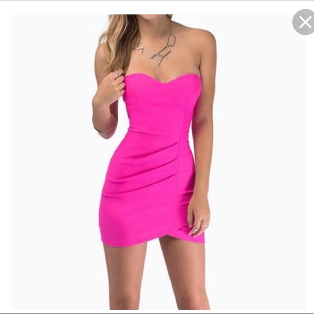 Pink bodycon Mini dress
